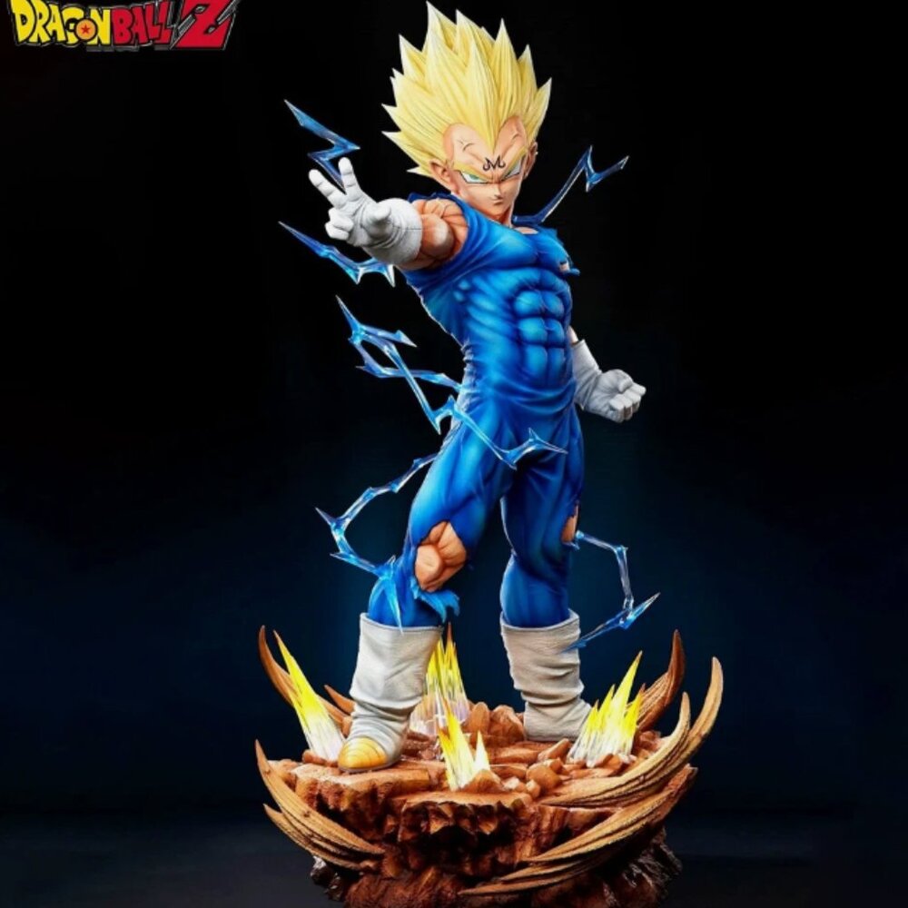 31cm Dragon Ball Z Majin Vegeta PVC Figure Anime Model Statue Toy Collectible